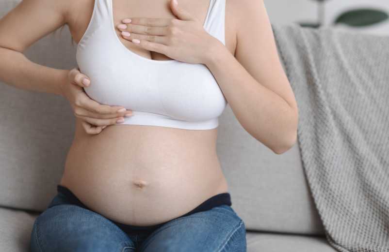 Comment se manifestent les douleurs aux tétons au début d’une grossesse ?
